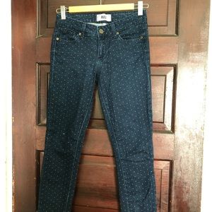 Paige jeans polka dot jeans size 24